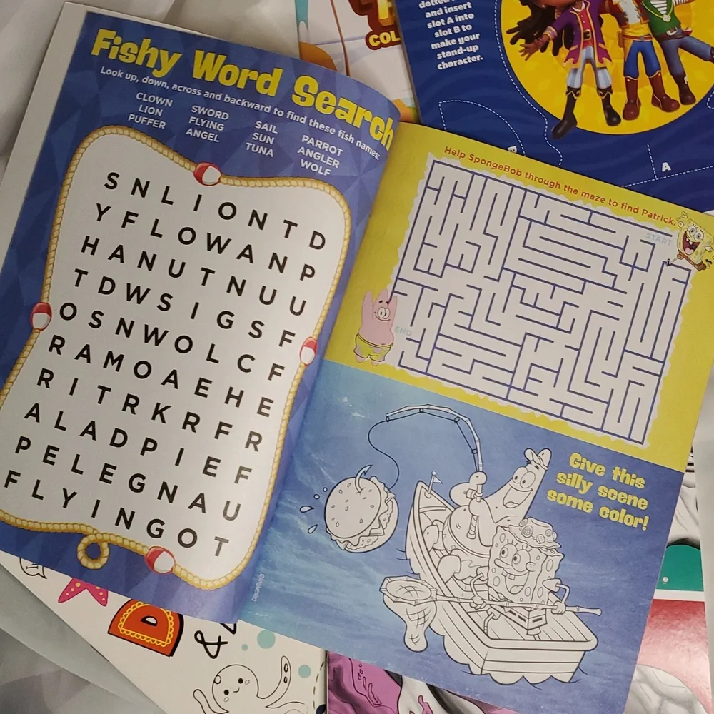 Pirate & Ocean Themed Kids Activity‎ Book Set